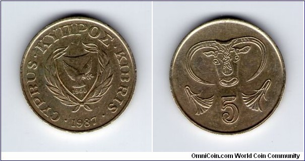 5 Cents Nickel-Brass.