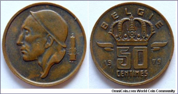 50 centimes.
1979, Belgie