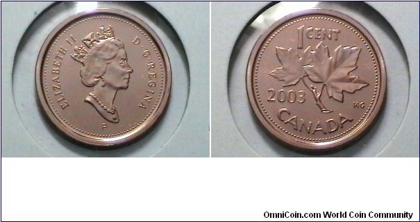 Canada 2003P 1 Cent Proof Like KM# 289 