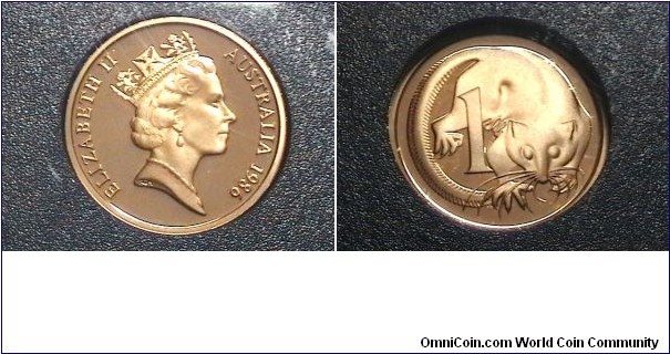 Australia Proof 1986 1 Cents  KM# 78 