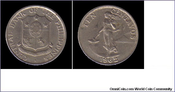 1962 10 Centavos