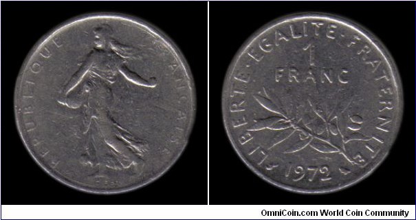 1972 1 Franc