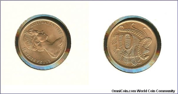 1966 10c Coin Rotated to 10 o'clock VERY RARE in aUNC