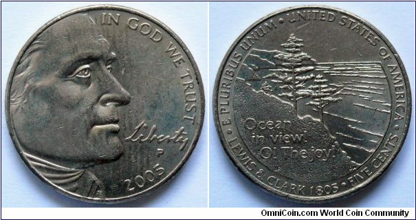 5 cents.
2005 (P)
Ocean View