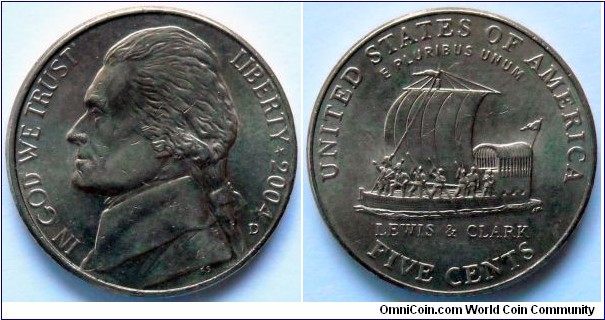 5 cents.
2004 (D)
Lewis & Clark