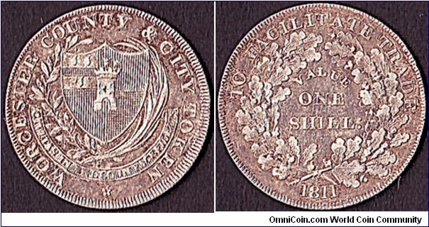 Worcester 1811 1 Shilling.