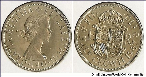 Elizabeth II. Halfcrown