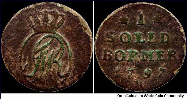 1797 1 Solidus, South Prussia.

This could easily be placed under Poland.