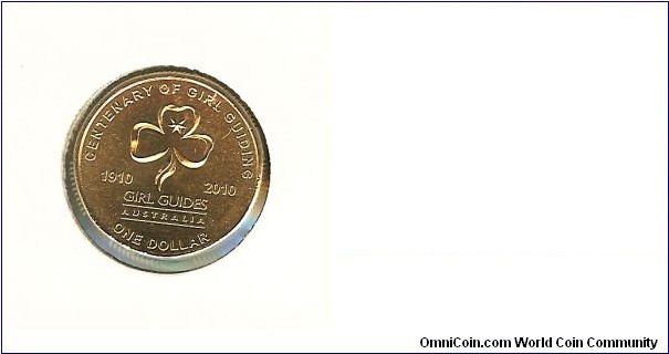 2010 $1 coin Cetenary of Girl Guides