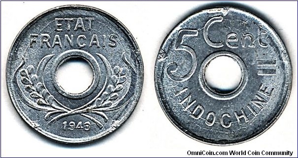 Indochina 5¢