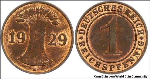 Pfennig 1929 E