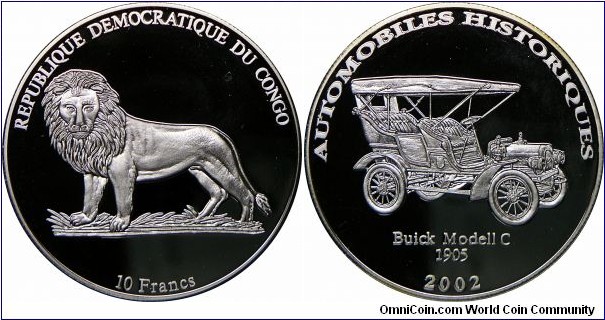 10 Francs, 'Buick Modell C 1905'
