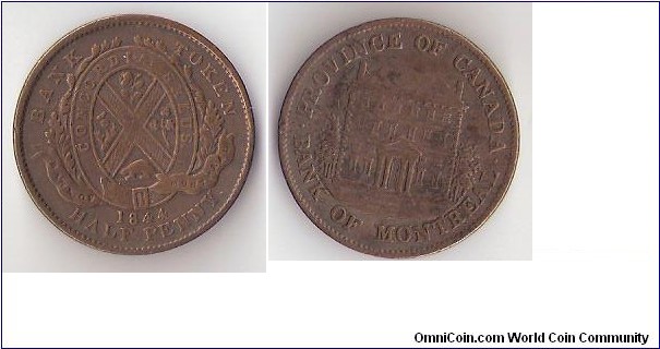 Bank of Montreal - Half Penny Token