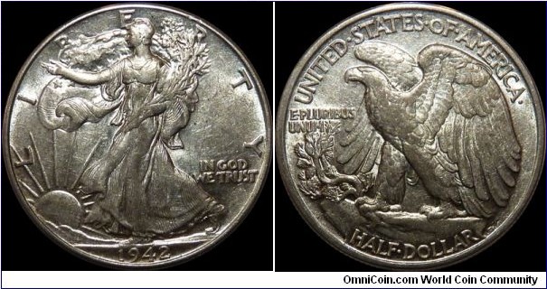 USA 50 Cents 1942