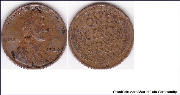 One Cent US 1929