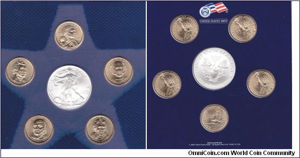 uncirculated dollar coin set 2008