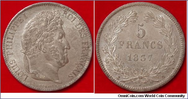 1837-A 5Francs