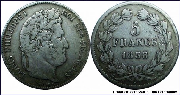 5 francs, Paris