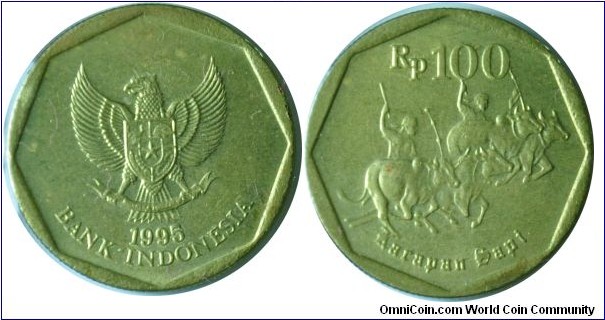 Indonesia 100rupiah 1995