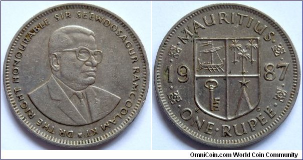 1 rupee.
1987