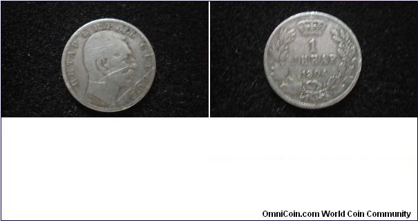 silver dinar 1904 for sale