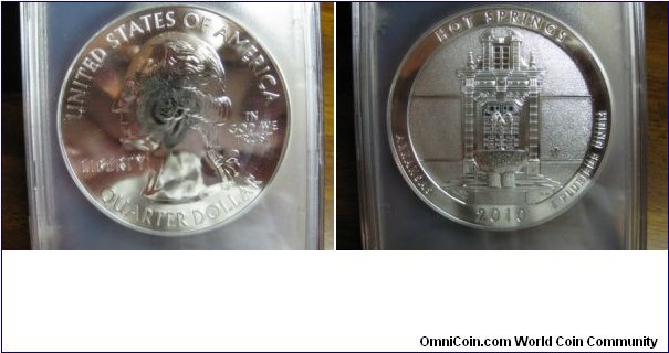 PCGS MS68DMPL 5 oz Hot Springs