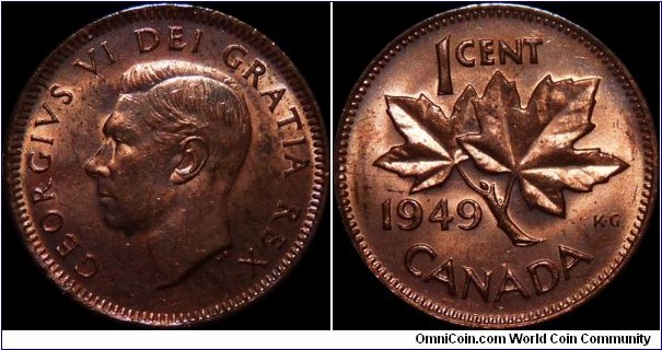 Canada 1 Cent 1949