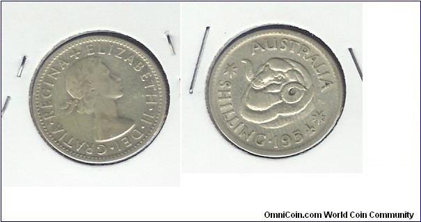 1954 Shilling