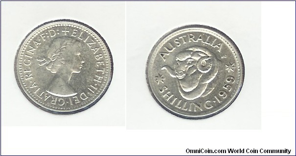 1959 Shilling 