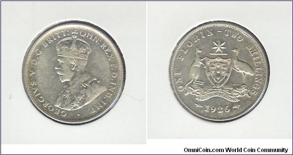 1926 Florin. Nice coin.