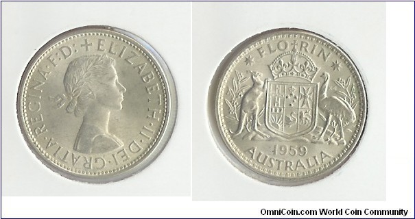 1959 Florin 'Emu Egg'