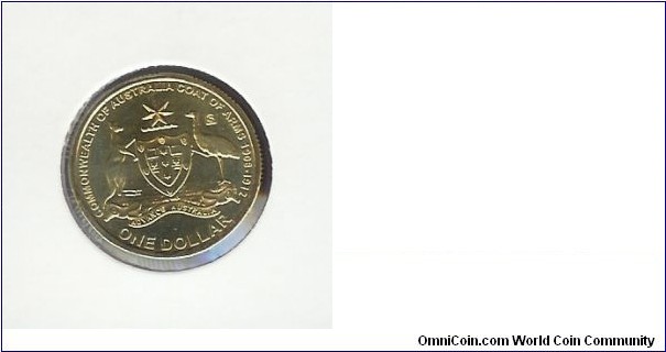 2008 $1. Australia's Coat of Arms