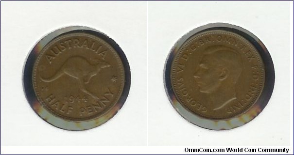 1944 Halfpenny