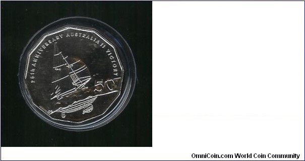 2008 fifty cent. 25th Anniversary of Australia II Victory