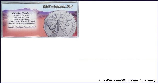 2002 fifty cent folder. Year of the Outback