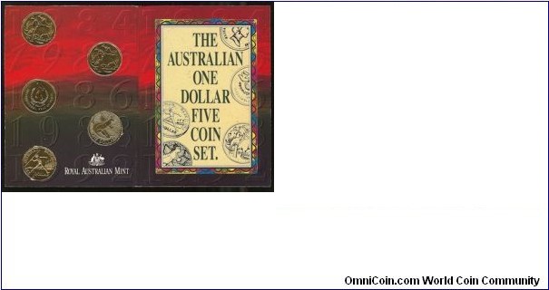 1984-1992 $1 coin collector folder