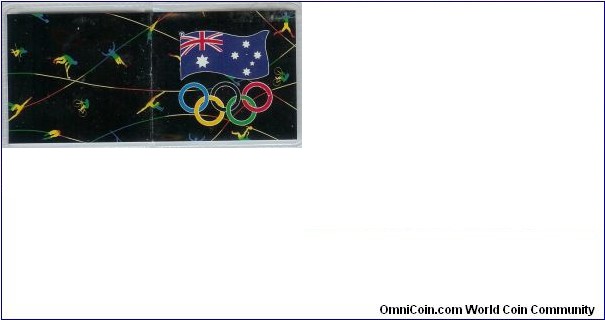 1992 $1 Olympic Games folder