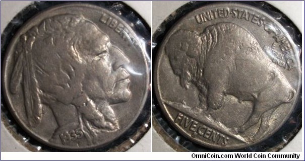 1935 S Buffalo Nickel