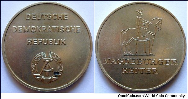 German Democratic Republic - Medal, Magdeburger Reiter.