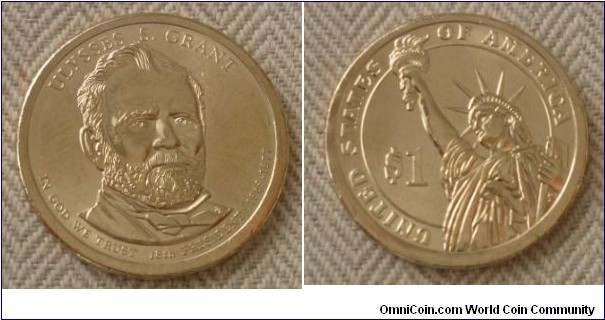 Ulysses S. Grant - 1 dollar- 18th president