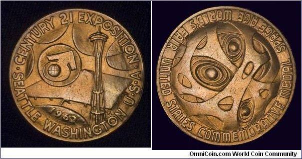 Seattle World's Fair official medal.