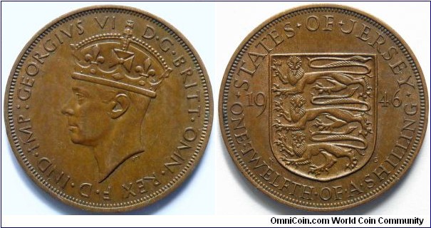 1/12 shilling.
1946