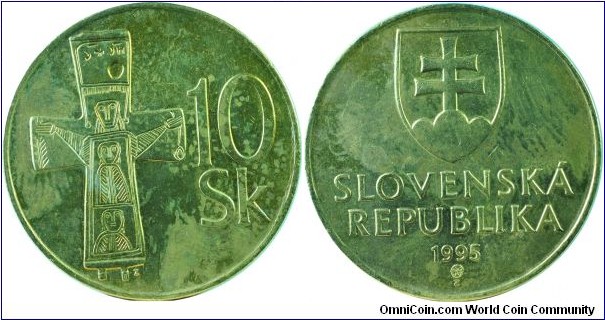 Slovakia 10Korun-km11-1995