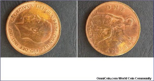 British 1 penny