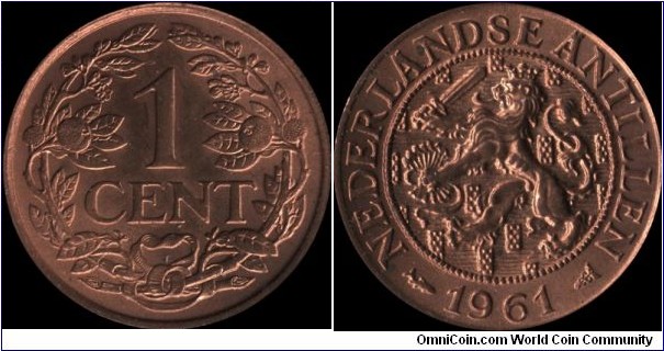 Netherlands Antilles 1 Cent 1961