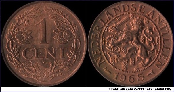 Netherlands Antilles 1 Cent 1965