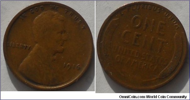 1916 Wheat Cent
