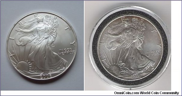 2006/1996 silver rounds