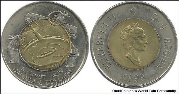 Canada 2 Dollars 1999-Nunavut