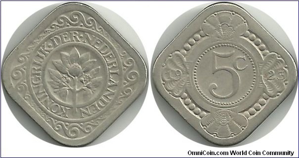 Nederland 5 Cents 1923